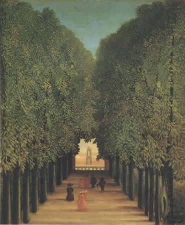 The Avenue,Park of Saint-Cloud, Henri Rousseau